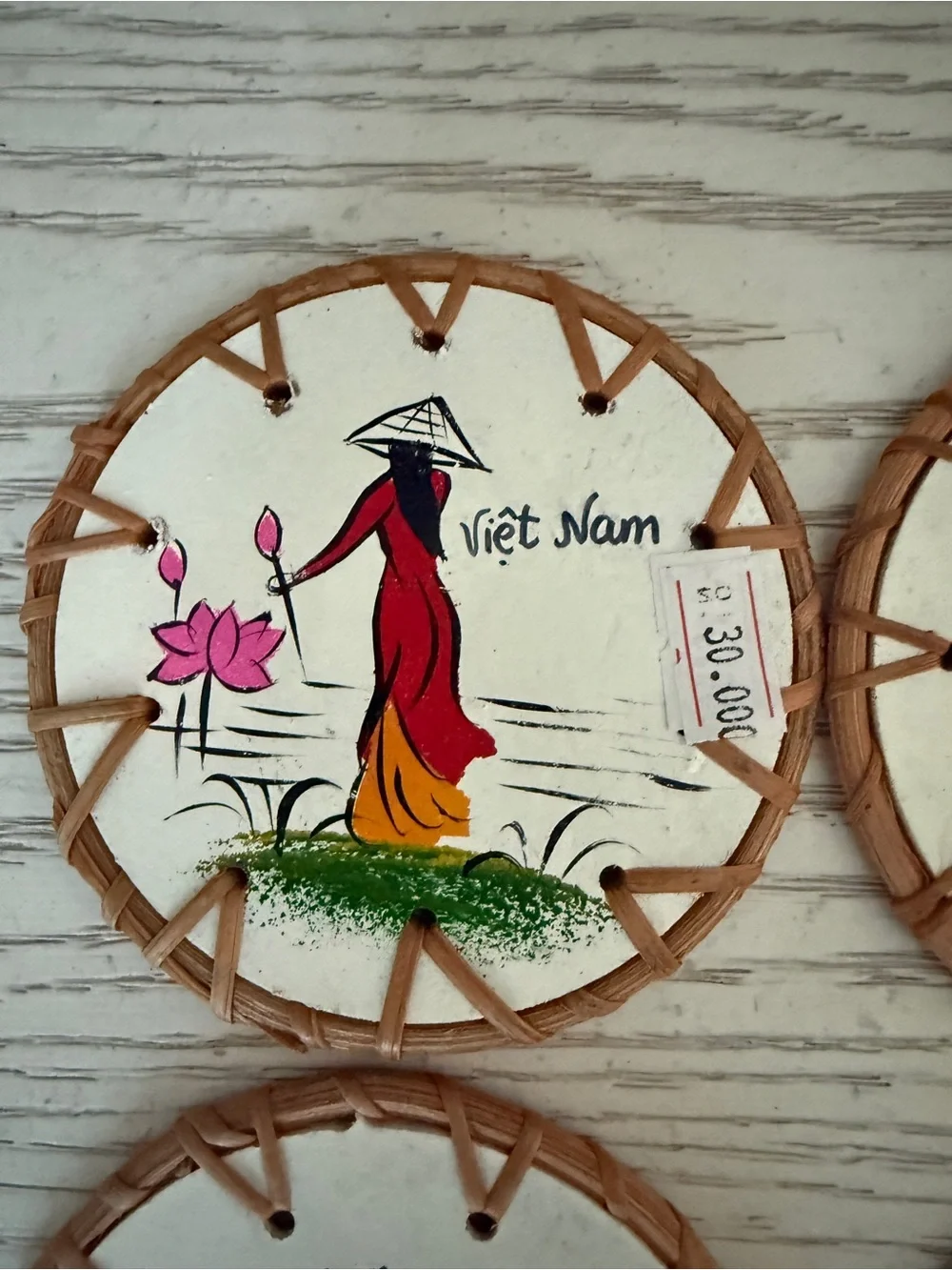 New Vietnam Souvenir Coaster Set (Set of 4)